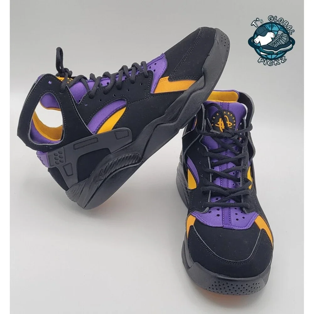 Nike Air Flight Huarache Lakers Away Kobe FD0188 001 Men Size 9